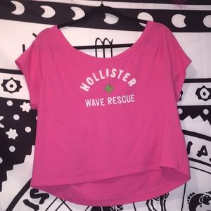 Cute Hollister Crop Top!! Size Large!🏝